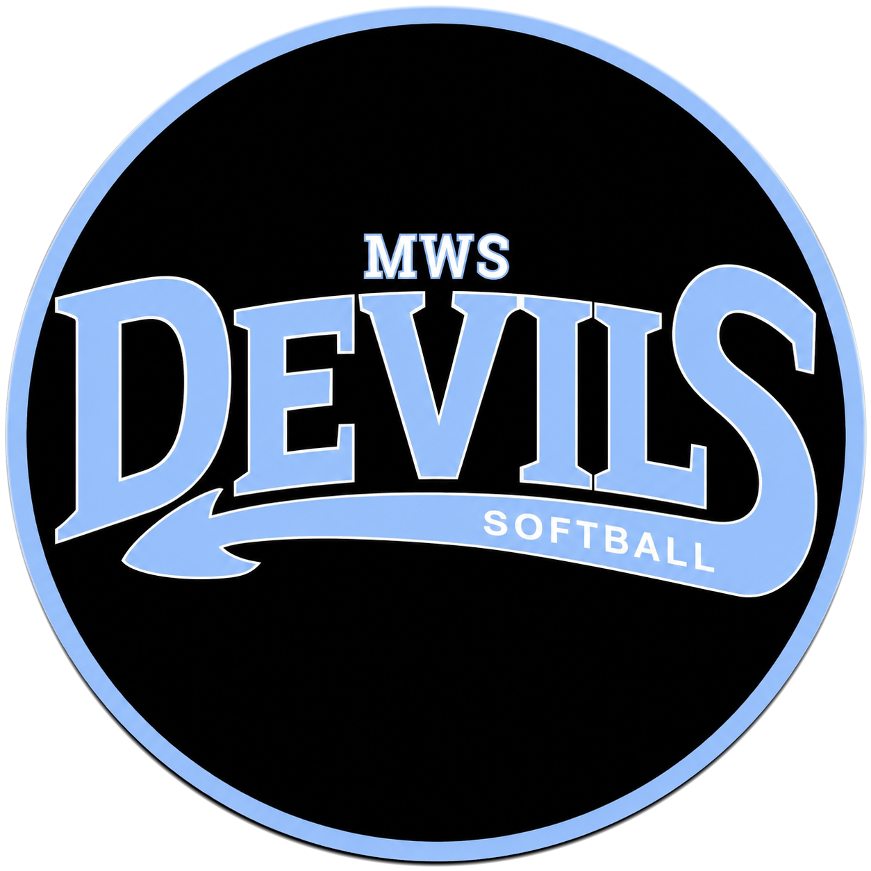 MWS Devils Softball logo